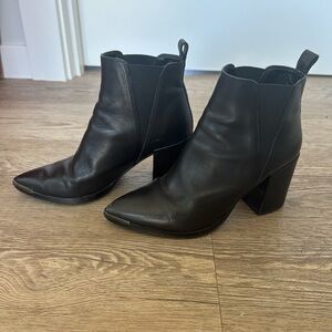 Tony Bianca Black Ankle Boots women’s 6